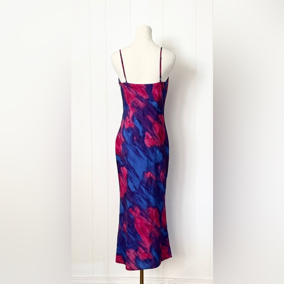 Majorelle NWOT Boston Midi Dress in Tye Dye Multi Size XS - Picture 6 of 10